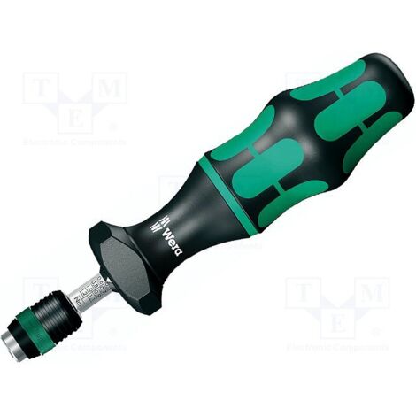 Wera – Destornillador dinamométrico 1,2-3,0 Nm – Llave ajustable con sistema Rapidaptor – Cambio rápido de puntas – Indicación numérica de par (1/5)