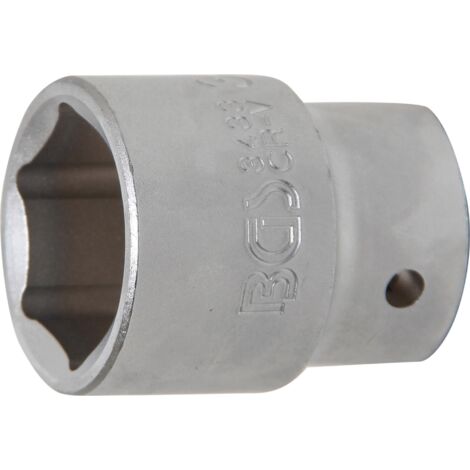 BGS Vaso de impacto hexagonal Cuadrado interior de 20 mm (3/4") SW 33 mm - 3433