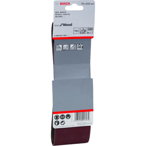 Bosch PRO X440 Banda lija 75 x 533 mm 180 - 2608607260