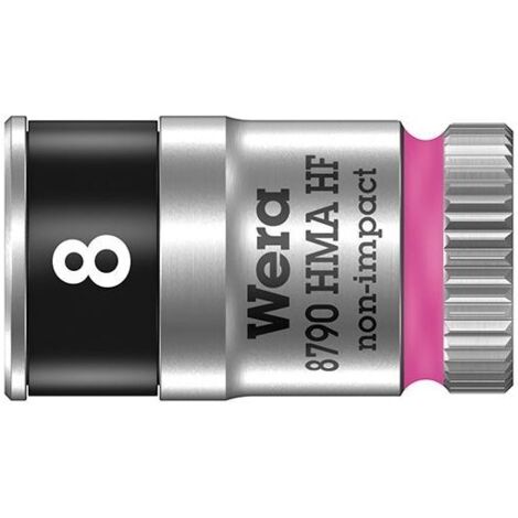 Wera vaso de inserción 8790 HMA HF 1/4" hexagonal SW 8 mm longitud 23 mm - 5003723001 (1/5)