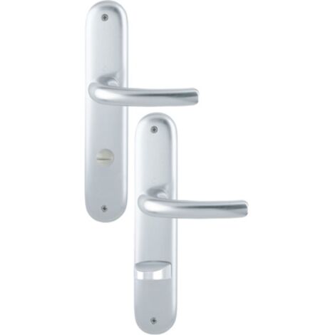 HOPPE  guarnición  de  placa  Tôkyô  1710/273P  Alu.F1  SK/OL  78mm  DIN  I/D  -  2805321 (1/2)