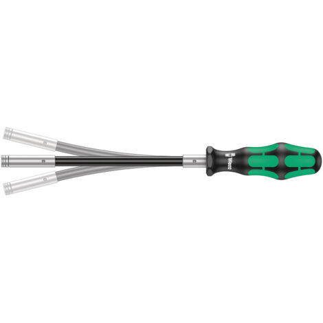 Wera Bithandhalter 393 S 1/4" con imán para puntas L.173,5 mm flexible de 3 componentes - 5028161001 (1/5)