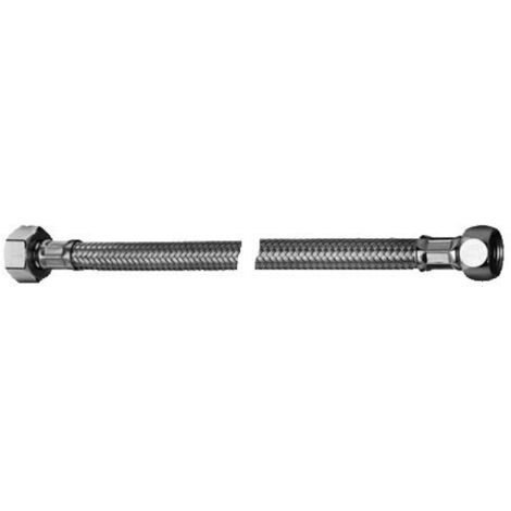SCHELL Manguera flexible clean-fix 3/8 pulgada x 1/2 pulgada collar, cromada 300 mm (1/2)
