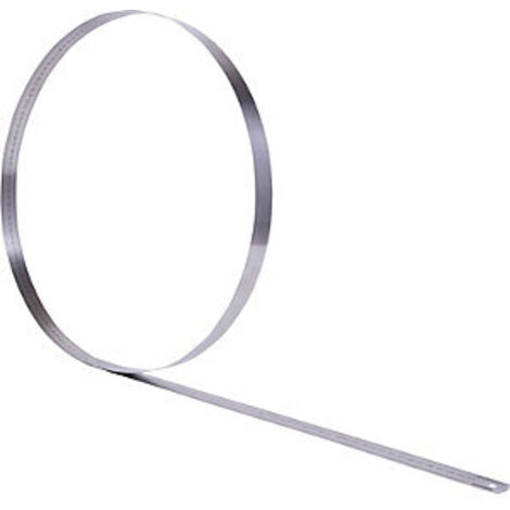 Cinta métrica semiflexible de acero inoxidable longitud total