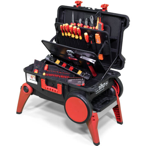 Wiha Juego de caja de herramientas XXL 4 electric de 80 unid. incl. caja de herramientas (45734) (1/3)