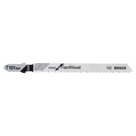 Bosch PRO  Hardwood clean  reverse T101BRF  hoja de  sierra de  calar 100  mm 3  pzas. -  2608636227 (1/4)