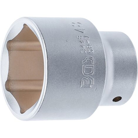 Llave de vaso hexagonal entrada 20 mm (3/4") 48 mm