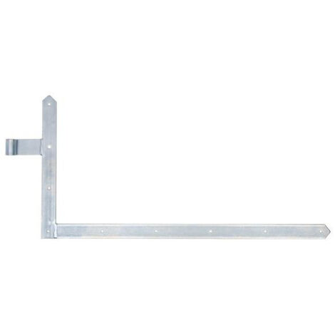 GAH Alberts  Bisagra de  puerta en  ángulo 400x800x40x105mm  acero galvanizado  amarillo con  bisagra inferior  izquierda de  5mm -  313135 (1/3)