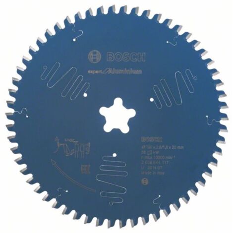 Bosch 2608644117 Disco de sierra circular CSB Expert Aluminium 190 Fast Fix 58D (1/4)