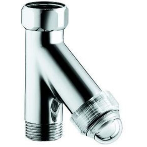 GROHE  FILTRO  DE  AGUA  INCLINADO  41275  DN20  HASTA  80  GRADOS  C  CON  TAPA  TRANSPARENTE  CROMO (1/3)