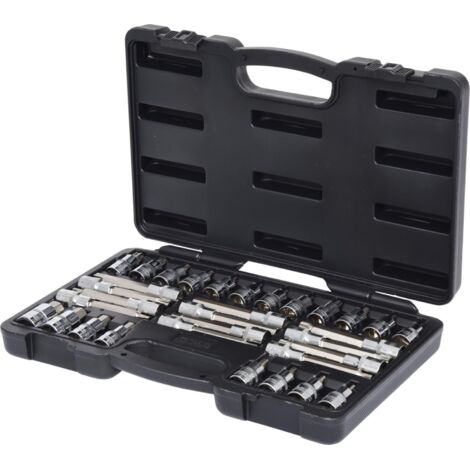 KS TOOLS 1/2" CHROMEplus Bit-Stecknuss-Satz 32tlg. - 918.1752 (1/2)