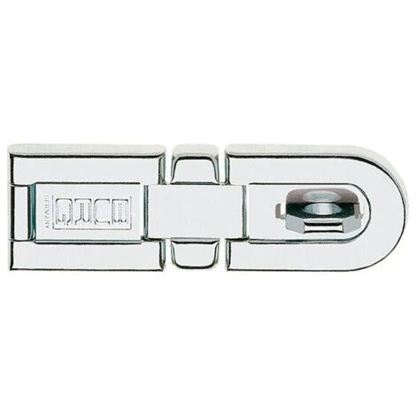 BURG-WÄCHTER  Cierre  de  seguridad  L.130  mm  A.40  mm  Ø  de  ojo  12  mm  acero  galvanizado  pesado  1  doble  articulación  -  PK2 (1/3)