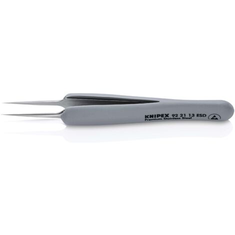 KNIPEX 92 21 13 ESD Pinza de precisión con mangos ESD de goma  112 mm (1/7)