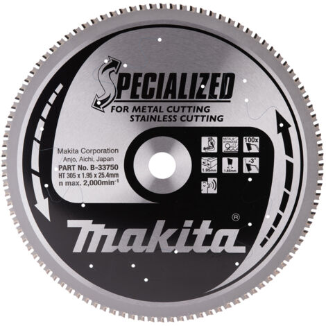 Makita SPECIALIZED Hoja de sierra 305x1"x100Z - B-33750 (1/4)