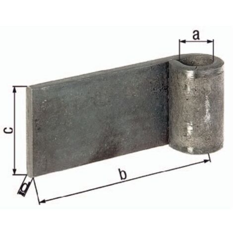 GAH  Alberts  Anschweißband [OttRightRightDummy] 20x100x60x8mm  STA  roh  -  411404 (1/2)