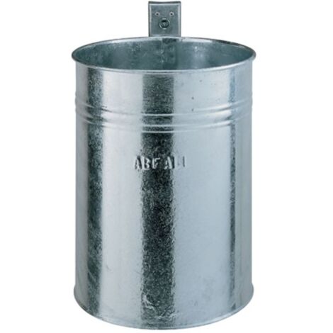 Cubo de basura H430xØ330mm 35l galv. (1/2)