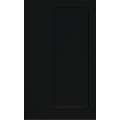 Puerta corredera enrasada rectangular 90 mm – Superficie negra profunda mate – Dimensiones de entrada 90 x 42 mm – Hendidura unilateral – Hewi (1/3)