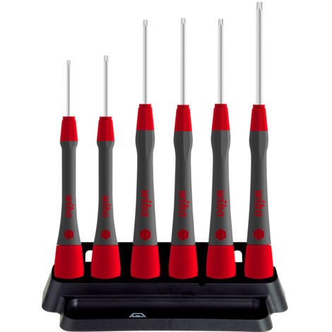 Wiha Juego de destornilladores de precisión PicoFinish® TORX®, de 7 unid., incl. soporte (42997)