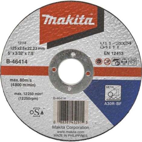 Makita disco de corte 125x2,5 mm acero - B-46414 (1/2)