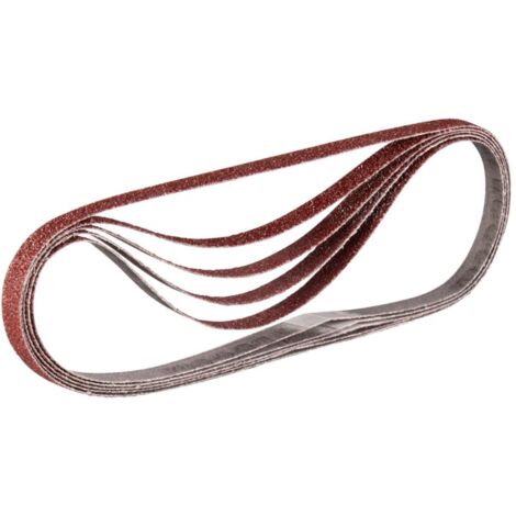 P-43278 Lija de banda 9 x 533 mm, 80G, 5 pcs