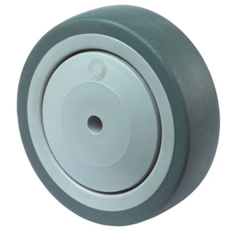 BS Rollen Ersatzrad Gummi grau Kugellager Ø 100 mm 100 kg - A85.101