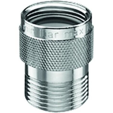 SCHELL Dispositivo de seguridad contra rotura de manguera 3 / 4Z cromado (1/2)