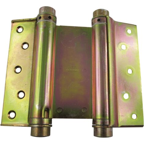 Bisagra de puerta batiente con muelle espiral Modelo M STA galvanizada Gr.42 200mm doble acción (1/4)