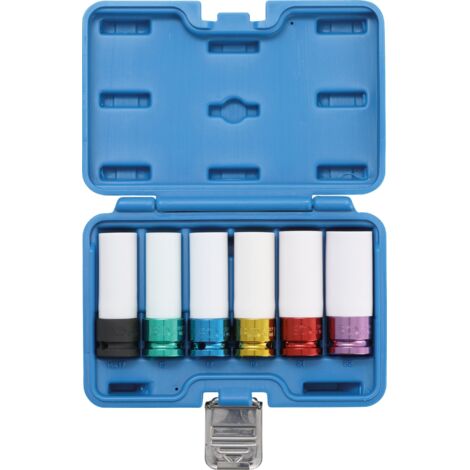 BGS juego de seis piezas de vasos protectores de impacto 12,5 (1/2") 7307 (1/4)