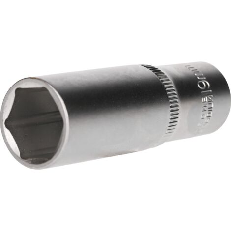 BRILLIANT TOOLS 1/2" Vaso hexagonal versión larga 19 mm - BT022829 (1/4)