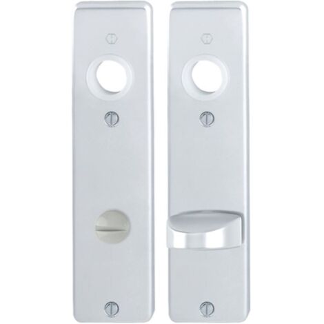 HOPPE par de escudos cortos 202KP Aluminio.F1 SK/OL PA - 3105297 (1/4)