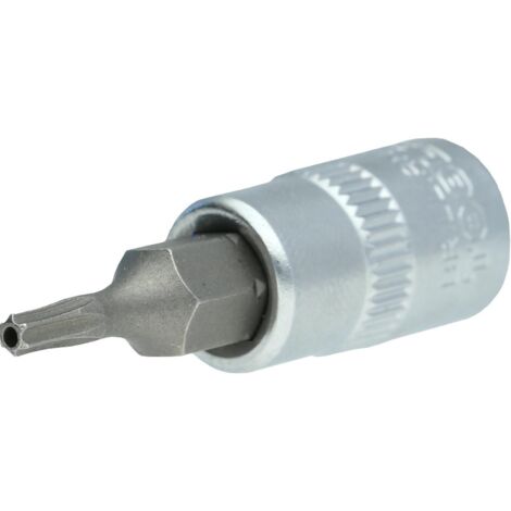 BRILLIANT TOOLS  1/4"  Vaso  Torx  con  orificio  frontal  TB9  - BT020980 (1/4)
