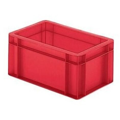 Contenedor de apilamiento LA-KA-PE L300xW200xH145mm - TK300/145-0 ROJO (1/4)
