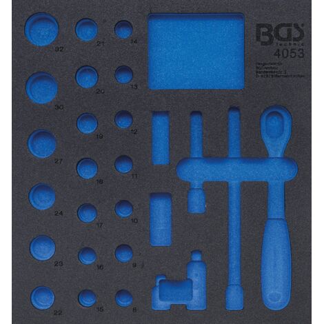 BGS Inserción para carro de taller 2/3 vacía para Art. 4053 - 4053-1
