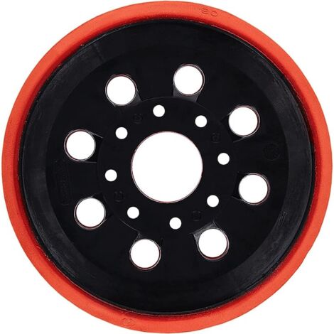 BOSCH PLATO DE LIJA DE 125 MM CON 8 AGUJEROS PARA LIJADORAS EXCENTRICAS VERSION MEDIO