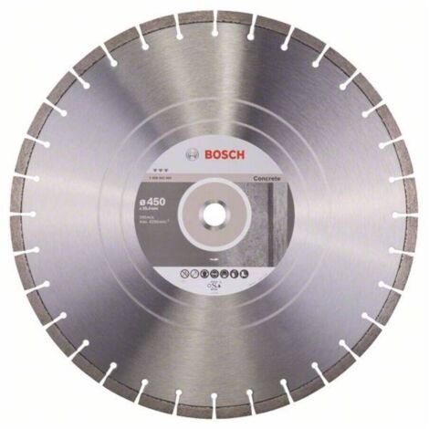 Bosch PRO Disco de diamante para hormigón 450 x 25,4 mm - 2608602660 (1/4)