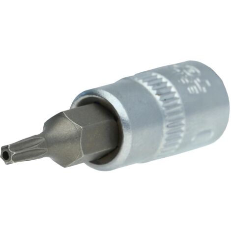 BRILLIANT TOOLS  1/4" Vaso  de punta  Torx con  orificio frontal  TB10 -  BT020981 (1/4)