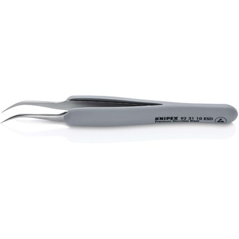KNIPEX 92 31 10 ESD Pinza de precisión con mangos ESD de goma  122 mm (1/7)