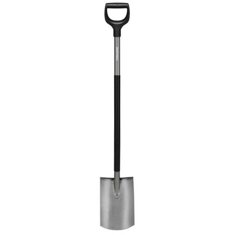 Fiskars Pala Ergonómica Plateada 125 cm Jardinería