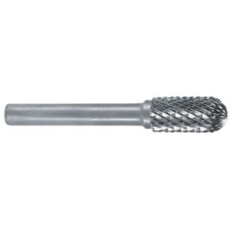 RUKO  Fresa  rotativa  de  metal  duro  WRC  Ø  10  mm  Longitud  de  cabeza  20  mm  Vástago  Ø  6  mm  sin  recubrimiento  Dentado  KVZ  4  -  116022