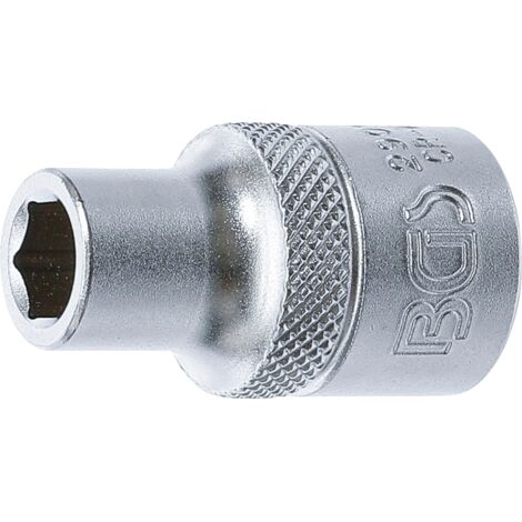 BGS  vaso  hexagonal  de  accionamiento  cuadrado  interior  12,5  mm  (1/2")  SW  9  mm  -  2909 (1/3)