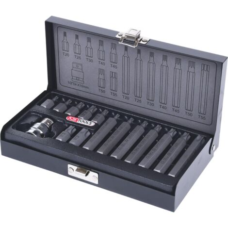 KS TOOLS  10 mm  Bit-Satz 15tlg.  Torx - 911.5020 (1/4)
