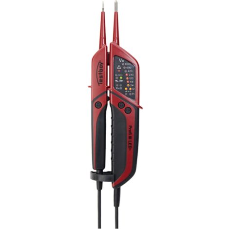 Testboy Comprobador de tensión/continuidad Profi III LED 6-1000 V AC/6-1400 V DC - TB PROFI III LED