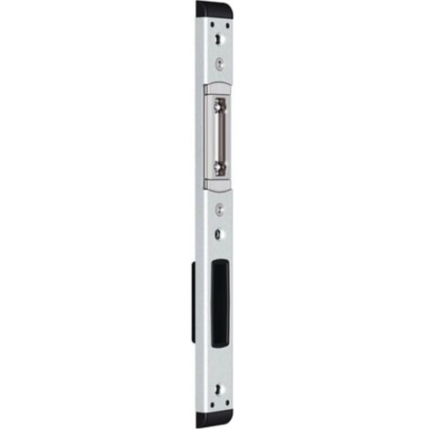 FUHR cerradero 59046 picaporte/pestillo perfil U 24x8mm izq/dcha plateado - RFH59046X (1/3)