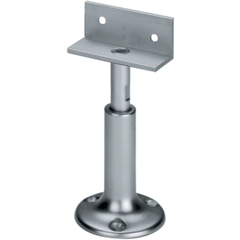 DENI  Soporte  para  tabique  B.60mm  H.100-120mm  Alu.F1/color  natural  regulable  en  altura  -  5247  0120  01 (1/3)