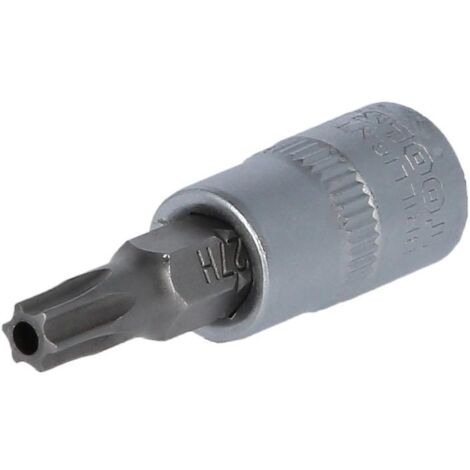 BRILLIANT  TOOLS  1/4"  Vaso  de  punta  Torx  con  orificio  frontal  TB27  -  BT020985 (1/4)