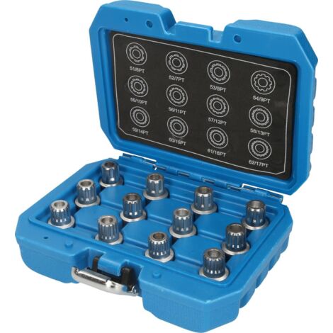BRILLIANT TOOLS surtido de cerraduras de rueda para VW 12pzs. - BT691190