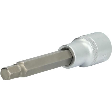 BRILLIANT TOOLS 1/2" Llave de vaso hexagonal interior 100 mm de largo 8 mm - BT022873 (1/4)