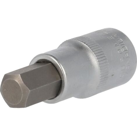 BRILLIANT TOOLS 1/2" Llave de vaso hexagonal de 55 mm de largo 12 mm - BT022865 (1/4)