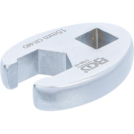 BGS  llave  de  pata  de  gallo  de  accionamiento  cuadrado  interior  10  mm  (3/8")  SW  15  mm  -  1756-15