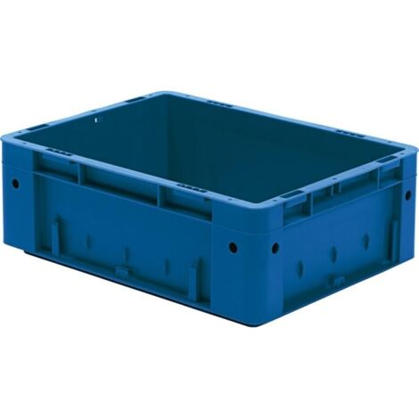 Contenedor de transporte LA-KA-PE L400xA300xH145mm - VTK400/145-0 AZUL (1/2)